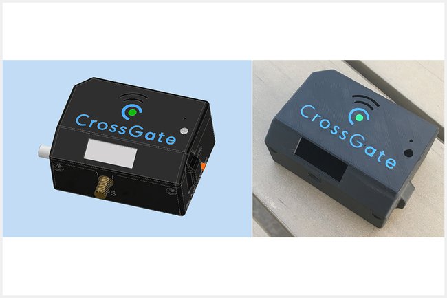 Abbildung 1 3D-Modell und 3D-gedrucktes Gehäuse .jpg Abbildung 1 3D-Modell und 3D-gedrucktes Gehäuse .jpg