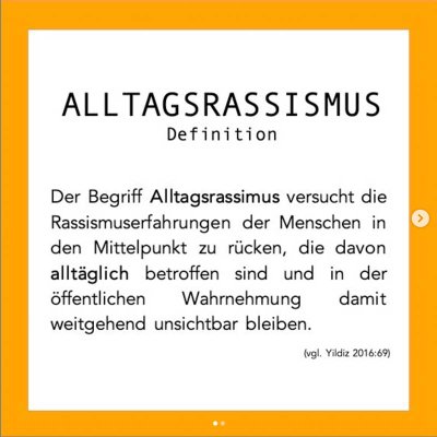 Alltagsrassismus Alltagsrassismus