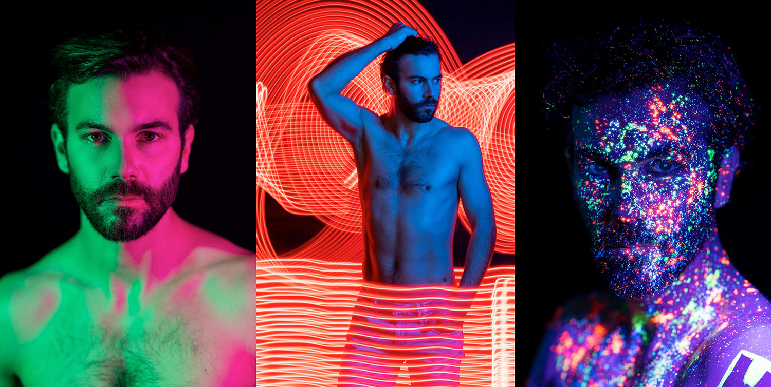 Farbiges Porträt Farbiges Porträt