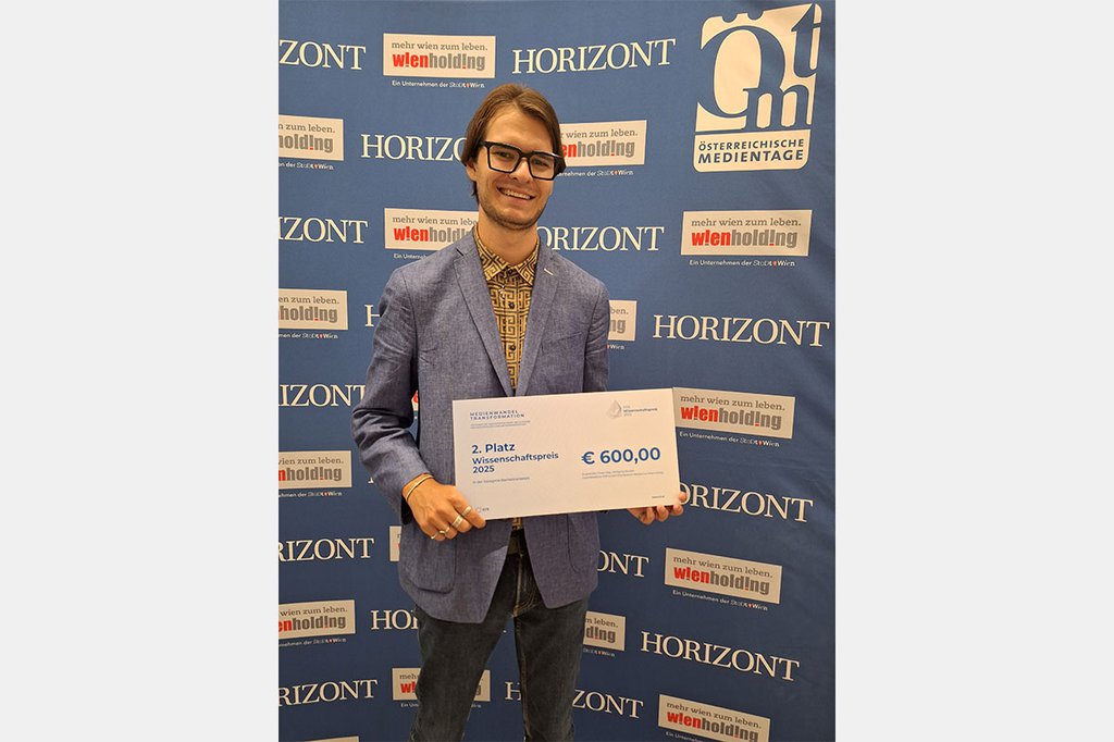 Medienmanagement-Absolvent Bernd Benedikt Richter für seine Bachelorarbeit ausgezeichnet
