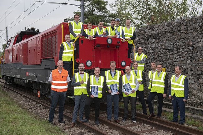 Absolventen des Lehrgangs Europäische Bahnsysteme