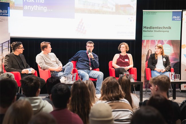 Erfolgreiche Alumni bei "Alle machen Karriere"