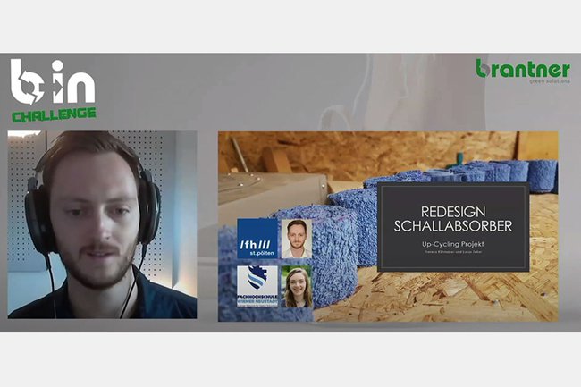 Screenshot der Präsentation von Lukas Zeiler