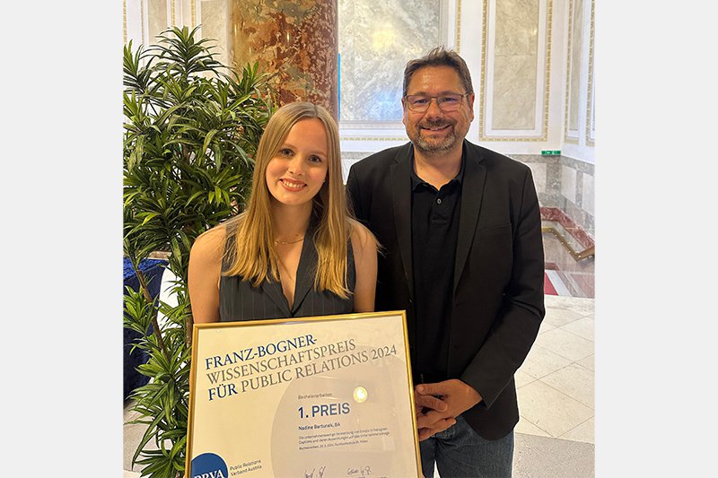 Marketing-Absolventin holt PRVA-Wissenschaftspreis