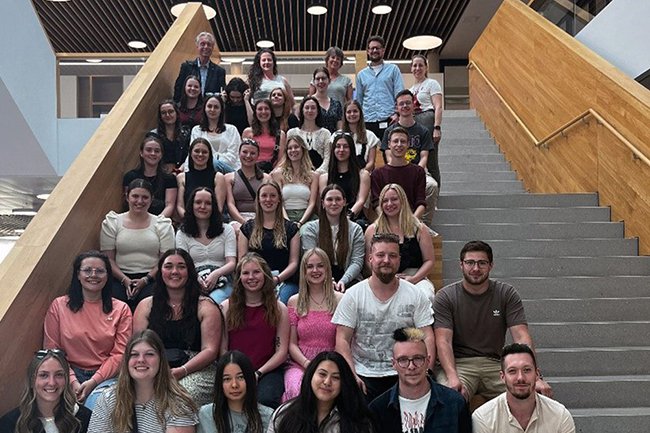 Teilnehmer*innen am Austausch