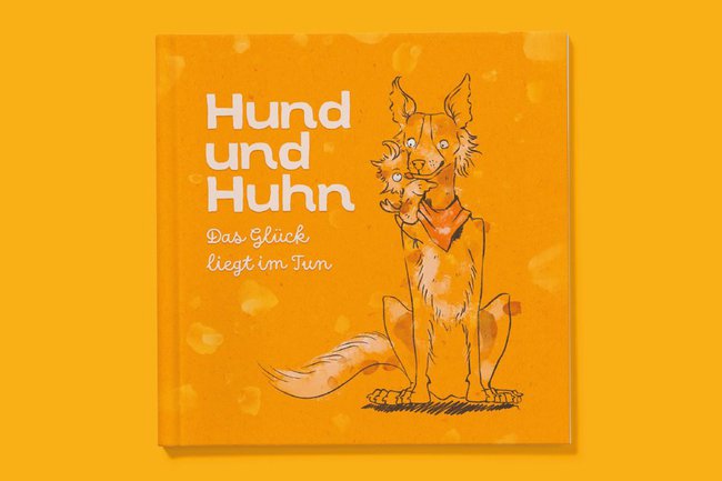 Hund und Huhn von Tiny Pribitzer