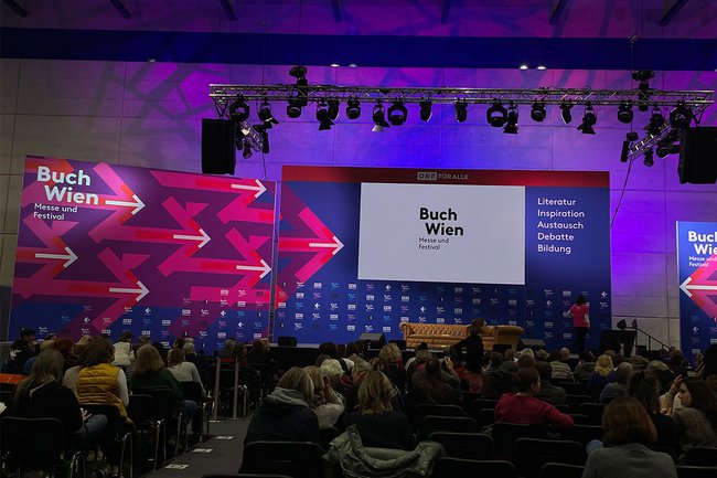 Unsere Medienmanagement-Studierenden besuchten die heurige Buch Wien