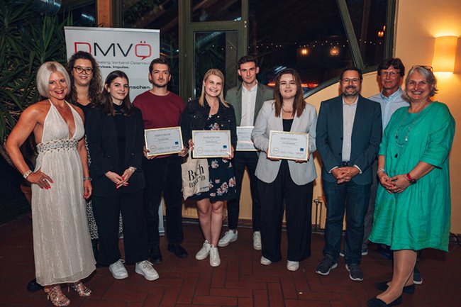 Initiator*innen und Gewinner*innen des Dialog Marketing Rookies 2023