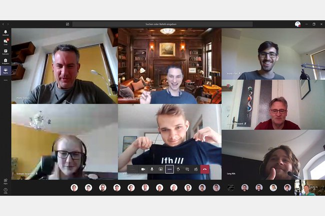Präsentation der Praktika im virtuellen Chatroom