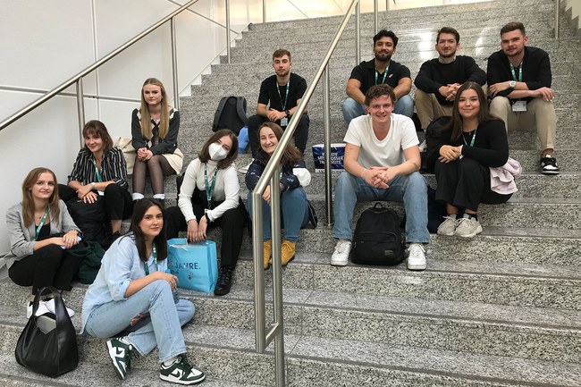 Studierende auf der DMEXCO