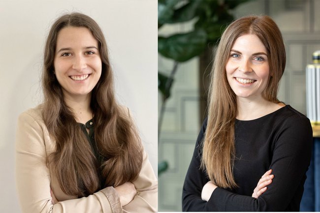 Die beiden FH-Lektorinnen und Leiterinnen des Praxislabors "Werbung" - Lisa-Maria Gross und Michaela Bach