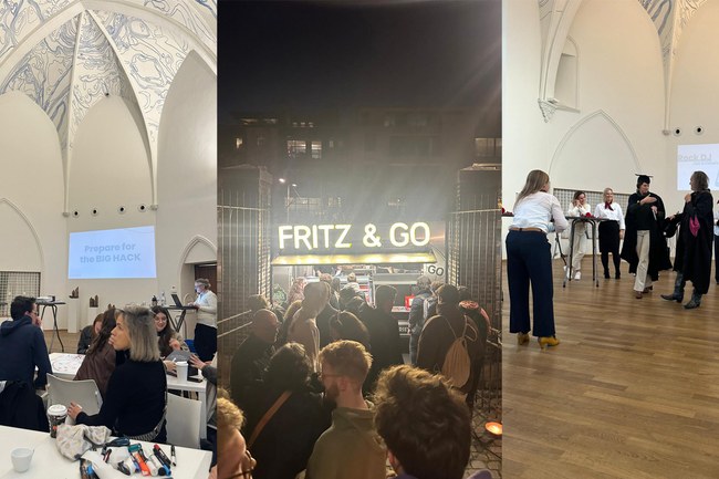 Studentin Sabine Papesch beim „EUDRES International Engagement Circus“ in Hasselt