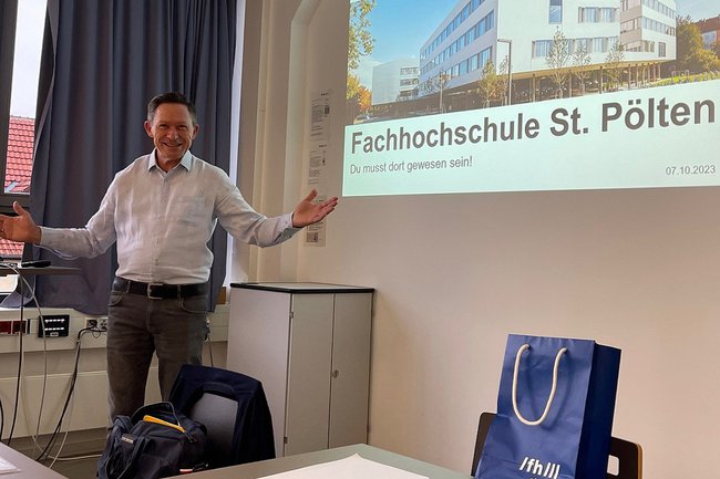 Vorstellung FH St. Pölten in Erfurt