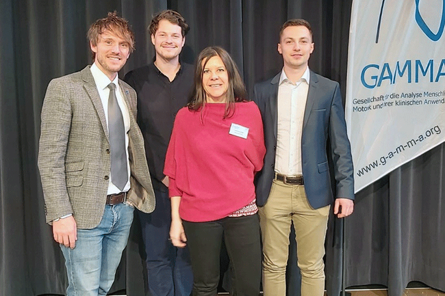 Brian Horsak, Mark Simonlehner, Caterine Schwab, Christian Endres (v.l.n.r.)