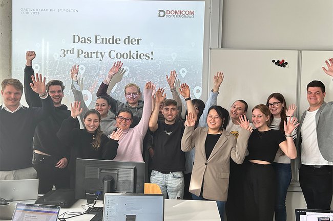 Gastvortrag im Bachelor-Studiengang Marketing & Kommunikation: Dominik Paulnsteiner und Christoph Brenner von Domicom begeistern mit brand-aktuellem Thema