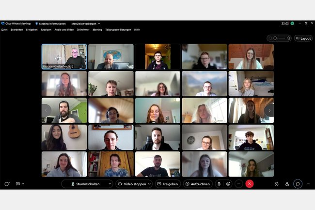 GIS-Geschäftsführer zu Besuch