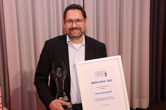 FMP "Mediapersönlichkeit 2022" Helmut Kammerzelt