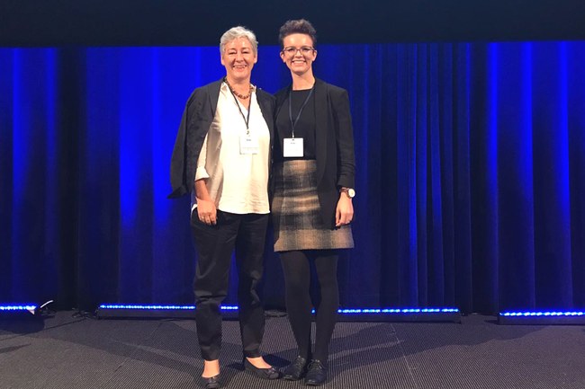 FH-Prof. Daniela Wewerka-Kreimel, MBA und FH-Prof. Alexandra Kolm, MSc bei der EFAD-Konferenz in Rotterdam