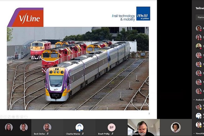 Screenshot Präsentation Australien von Robert Brucker & Phillip Bradt