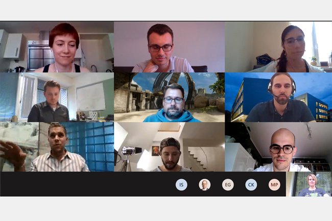 Alumnibeirat beim Online-Meeting