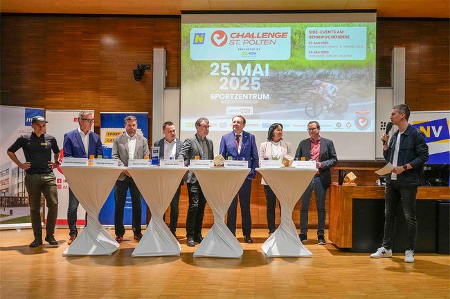 Pressekonferenz zur Challenge St. Pölten 2025