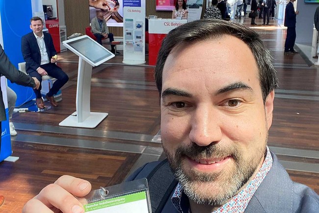 Manuel Kaider am Kongress