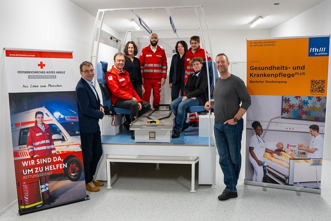 Kooperation Rotes Kreuz NÖ & FH St. Pölten
