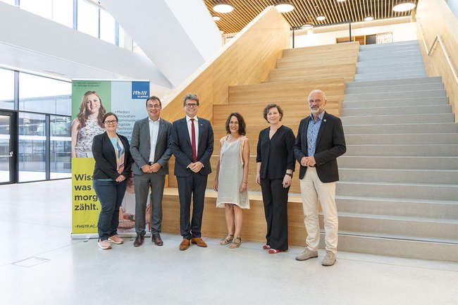 Minister Polaschek zu Gast an der FH St. Pölten