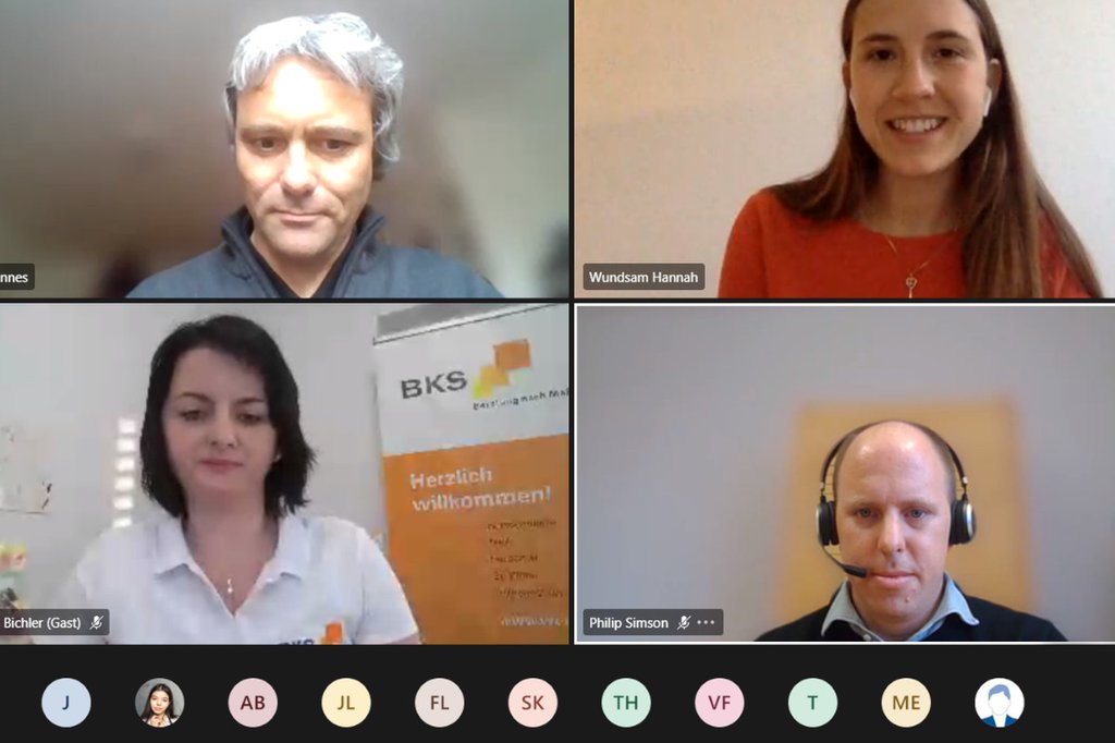 Die Jury bei der Preisvergabe