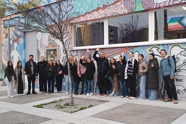 Teilnehmer*innen der International University Week an der USTP