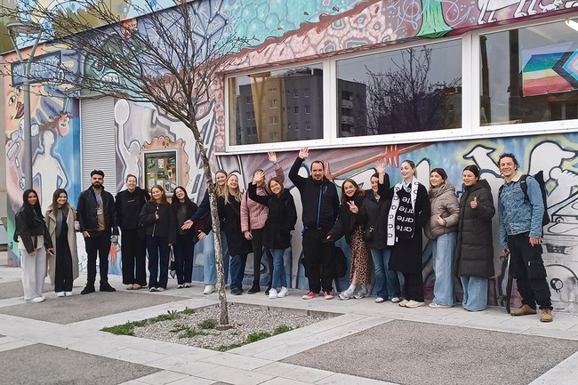 Teilnehmer*innen der International University Week an der USTP