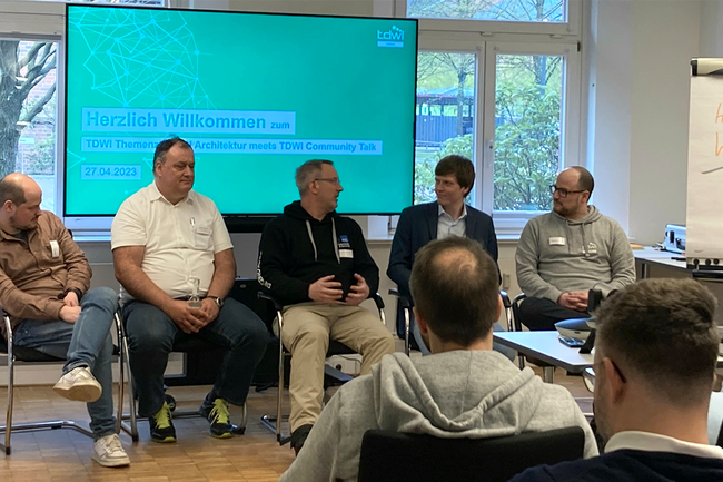 Podiumsdiskussion in Hamburg