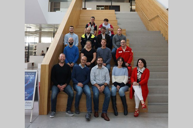 Gruppenfoto Praxisanleiter*innentreffen im Präkliniklehrgang