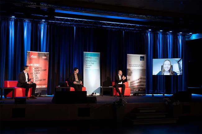 Virtuelle Preisverleihung bei der Projektvernissage