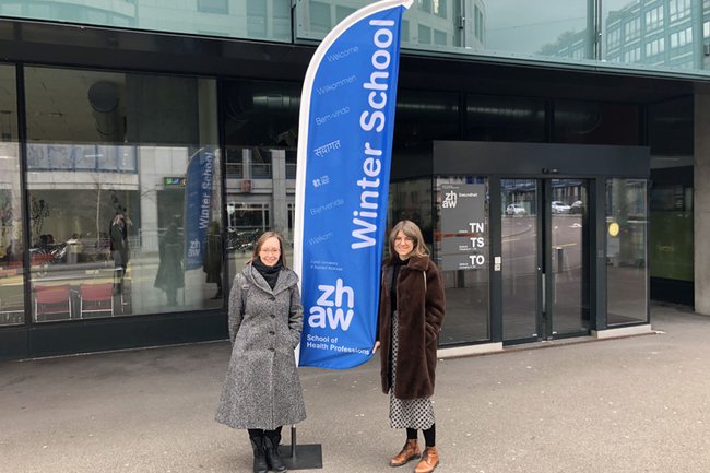 Lisa Brunhuber (li) und Sandra Vyssoki (re)