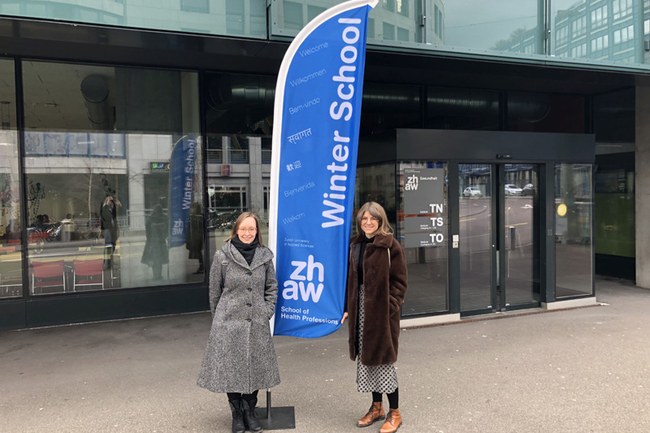 Lisa Brunhuber (li) und Sandra Vyssoki (re)