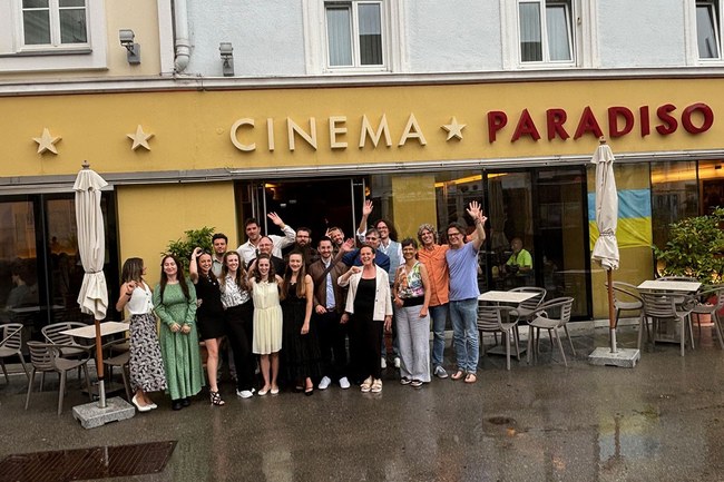 Abschlusspräsentationen im Cinema Paradiso