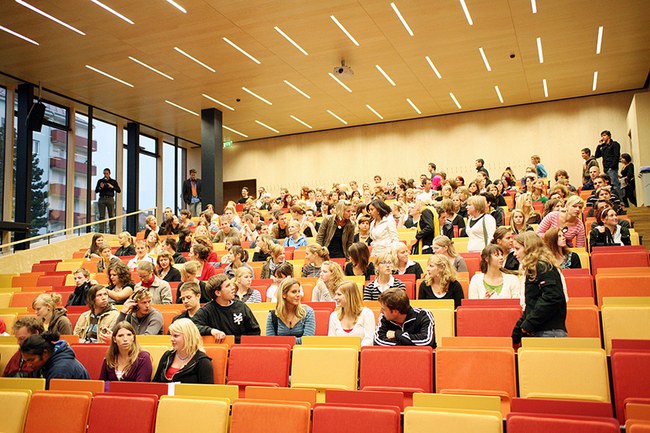 Das Audimax der FH St. Pölten