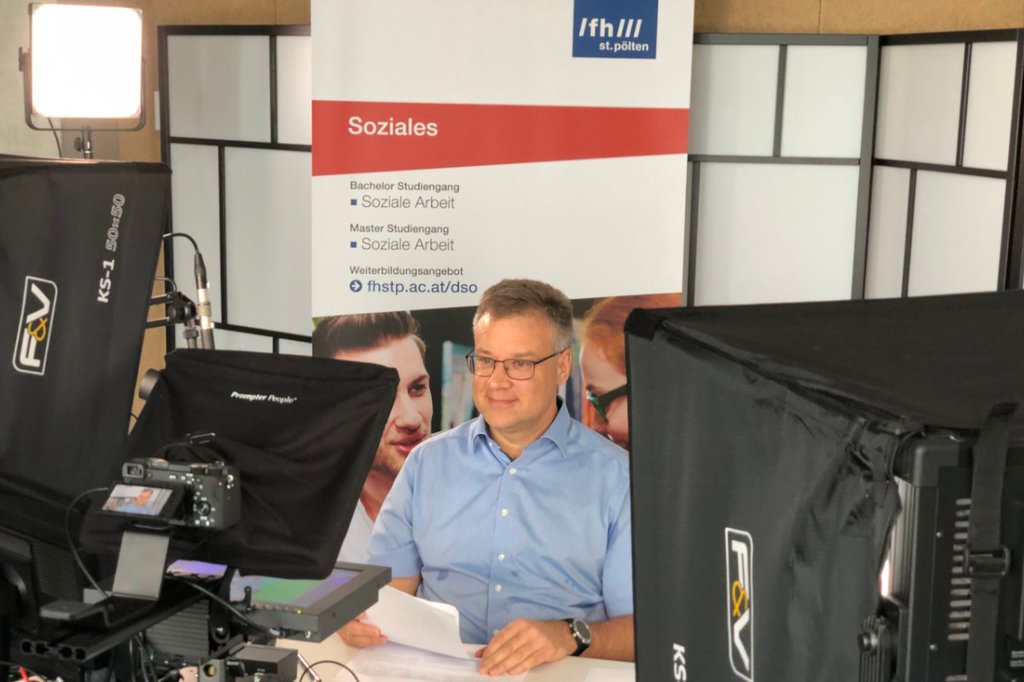 Johannes Pflegerl beim Social Work Science Day 2021