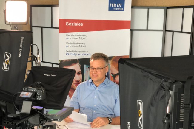 Johannes Pflegerl beim Social Work Science Day 2021