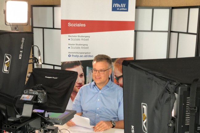 Johannes Pflegerl beim Social Work Science Day 2021