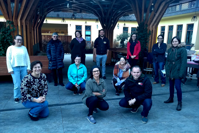 Studierende des Masterlehrgangs Sozialpädagogik in Kirchschlag