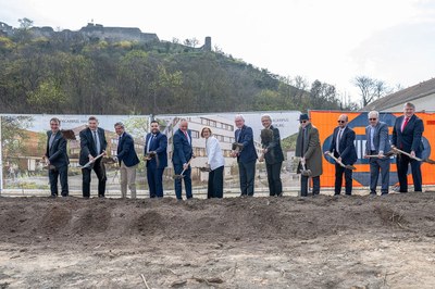 Spatenstich zum Europacampus Hainburg