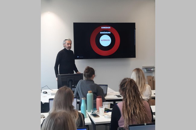 Storytelling-Experte Markus Gull zu Gast im Master Studiengang Digital Marketing & Kommunikation