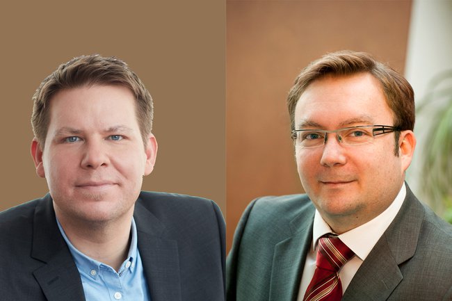 Oliver Ellinger und Markus Zinsberger leiten das Praxislabor "Media- und Kommunikationsplanung" im Studiengang Marketing & Kommunikation