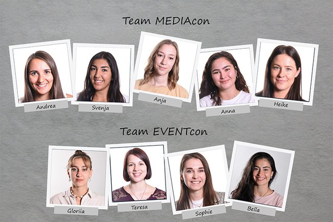 Die Teams der EVENTcon und MEDIAcon 2021 an der FH St. Pölten