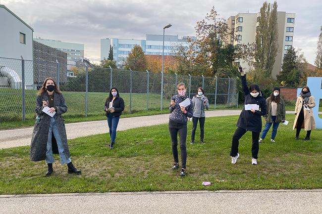 Studierende des Master Studiengangs Digital Marketing & Kommunikation der FH St. Pölten absolvierten ein umfangreiches Szenariotraining für Events