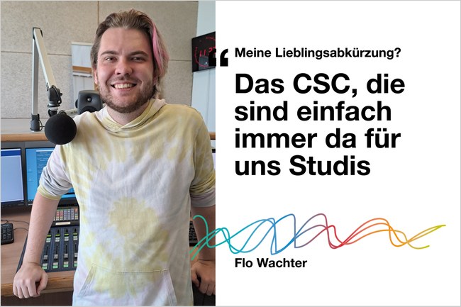 Flo Wachter im Campus Radio