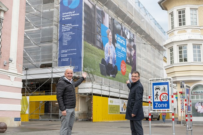 USTP zeigt Präsenz in der St. Pöltner Innenstadt