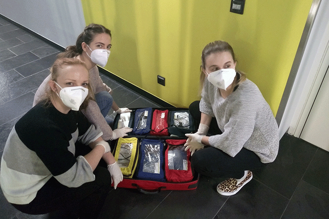 Teilnehmerinnen am Übungstag